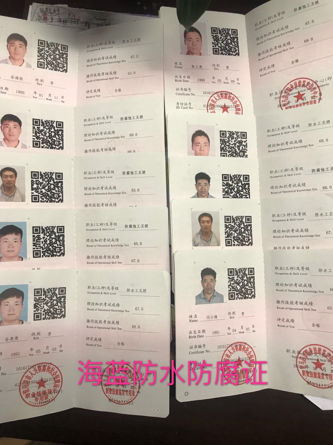 資質證書